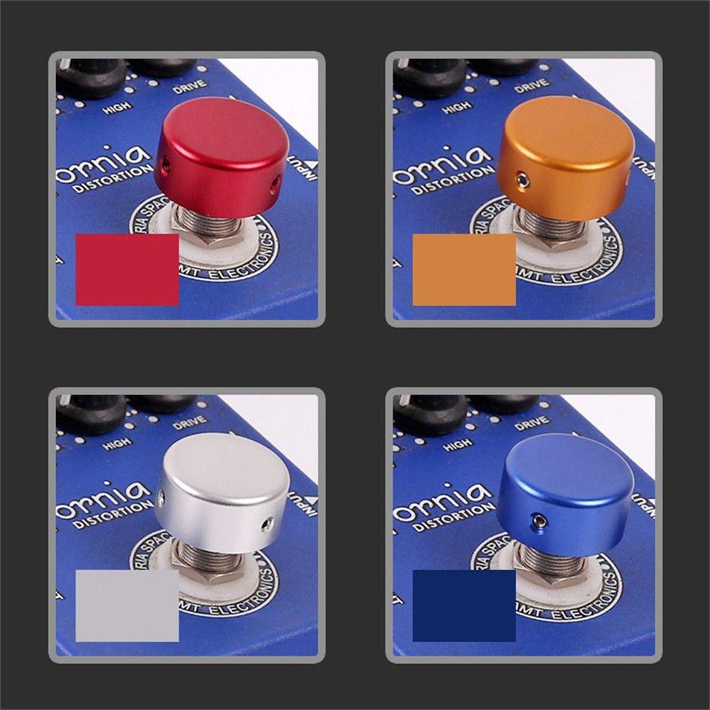 Foot Nail Cap Footswitch Toppers Protector Button Effector Switch Knob  Electric Guitar