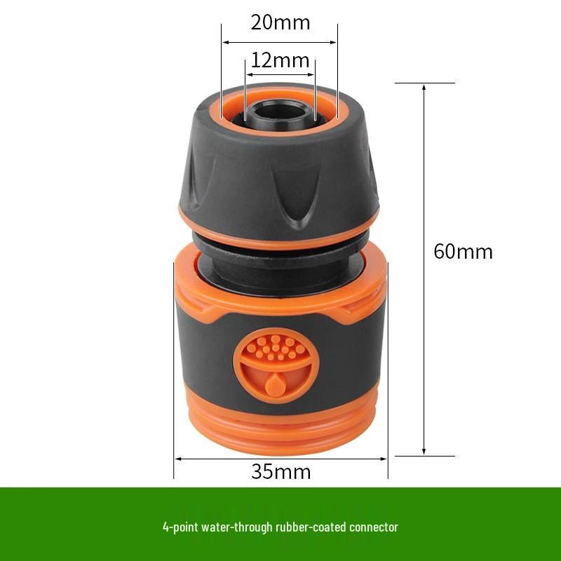 4-Punkt Schnellkupplungs-Gartenschlauch-Wasserverbinder und Düsenset