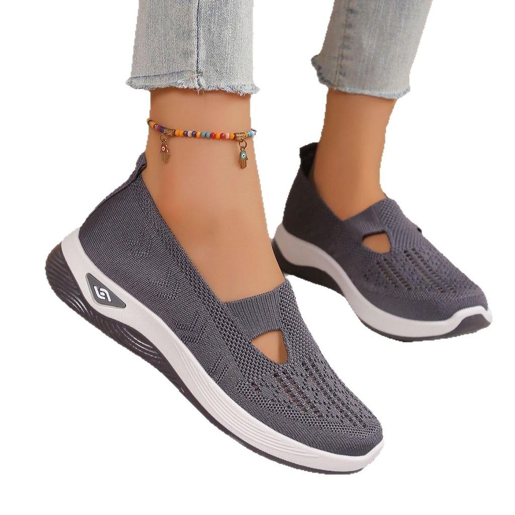 Casual Womens Breathable Mesh Slipon Shoes For Summer Comfort And Walking