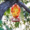 A84E-Hummingbird Feeder, Large Glass Bird Feeder For Outdoor Use With Ant Proof Hooks