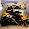 3pcs Batman Bedding Set, Soft Polyester Duvet Cover and Pillowcases Machine Washable Seasons all suitable & Guest Room Decor290