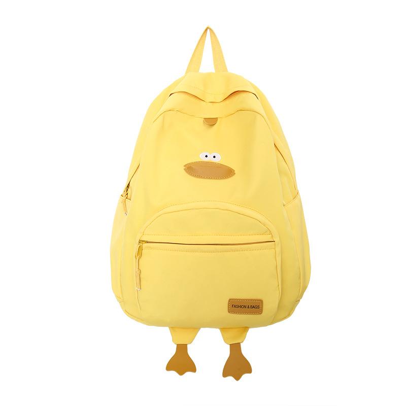 Backpack cute children's large-capacity new backpack contrasting color schoolbag