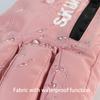 Waterproof Ski Gloves Women Winter Thick Fleece Thermal Mittens Windproof Touchscreen Outdoor Cycling Sport Gloves