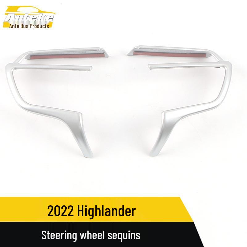 22 Highlander Steering Wheel Sequin & Dashboard Decor Frame