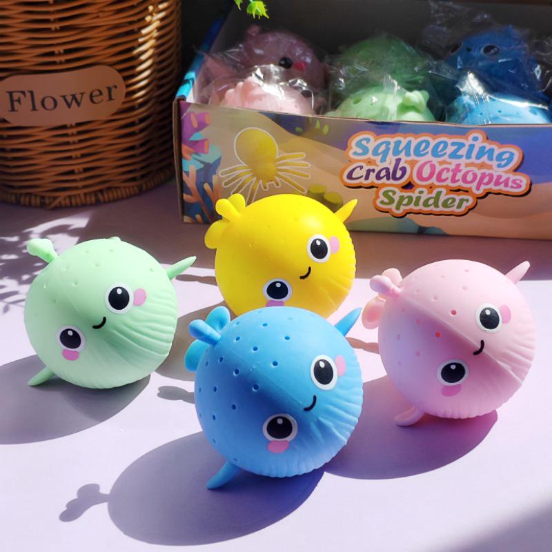 

Creative Narwhal Water-Absorbing Squeeze Toy for Children s Ocean Play