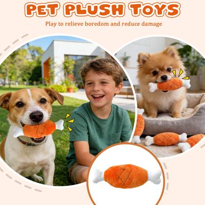 Chirping Toy, Chicken Leg, Interesting Chirping Toy, Dog Toy, Suitable For Small, Medium, Large Dogs And Cats