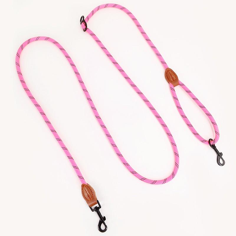 Dog Leash Hands Free Leashes for Dog Walking Adjustable Dogs Leash Reflective Dogs Chain Multi-functional Traction Rope 230cm