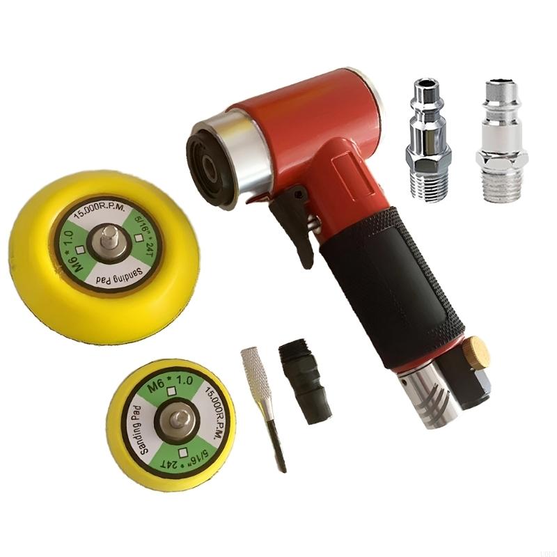 Multi Size Air Operated Sanding Tool 1 2 3 Inch Polishing Tool Perfect for Smoothing Metal and Plastic Finishes