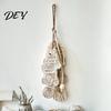 Unique Housewarming Gifts Rustic Nautical Wooden Fish Decor, Coastal Beach Style Wall Hanging Office Decorative Accents Ornament with Fishing Net for