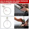 Safety Pipe Marker Centering Tool,Use to Measure Pipes 0.5" and Up, Standard 4" Y-Type Head Adjustable Set Level