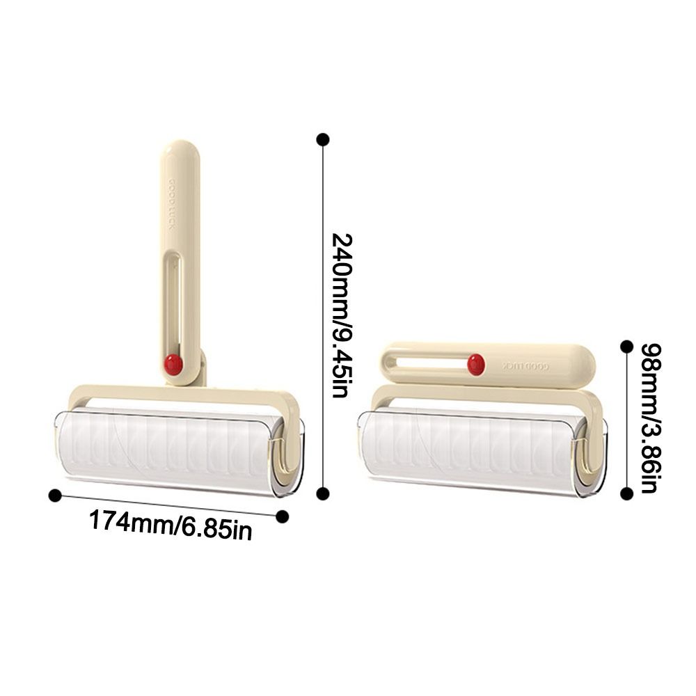 Reusable Tearable Roll Paper Sticky Roller  for Pet Hair Clothes Carpet Tousle Remover