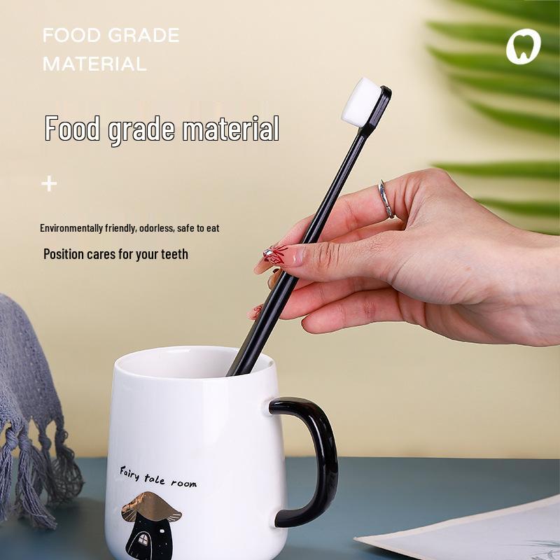 Ultra-Nano Soft Bristle Bamboo Charcoal Toothbrush with 10,000 Ultra-Fine Bristles and Gum Protection Tube