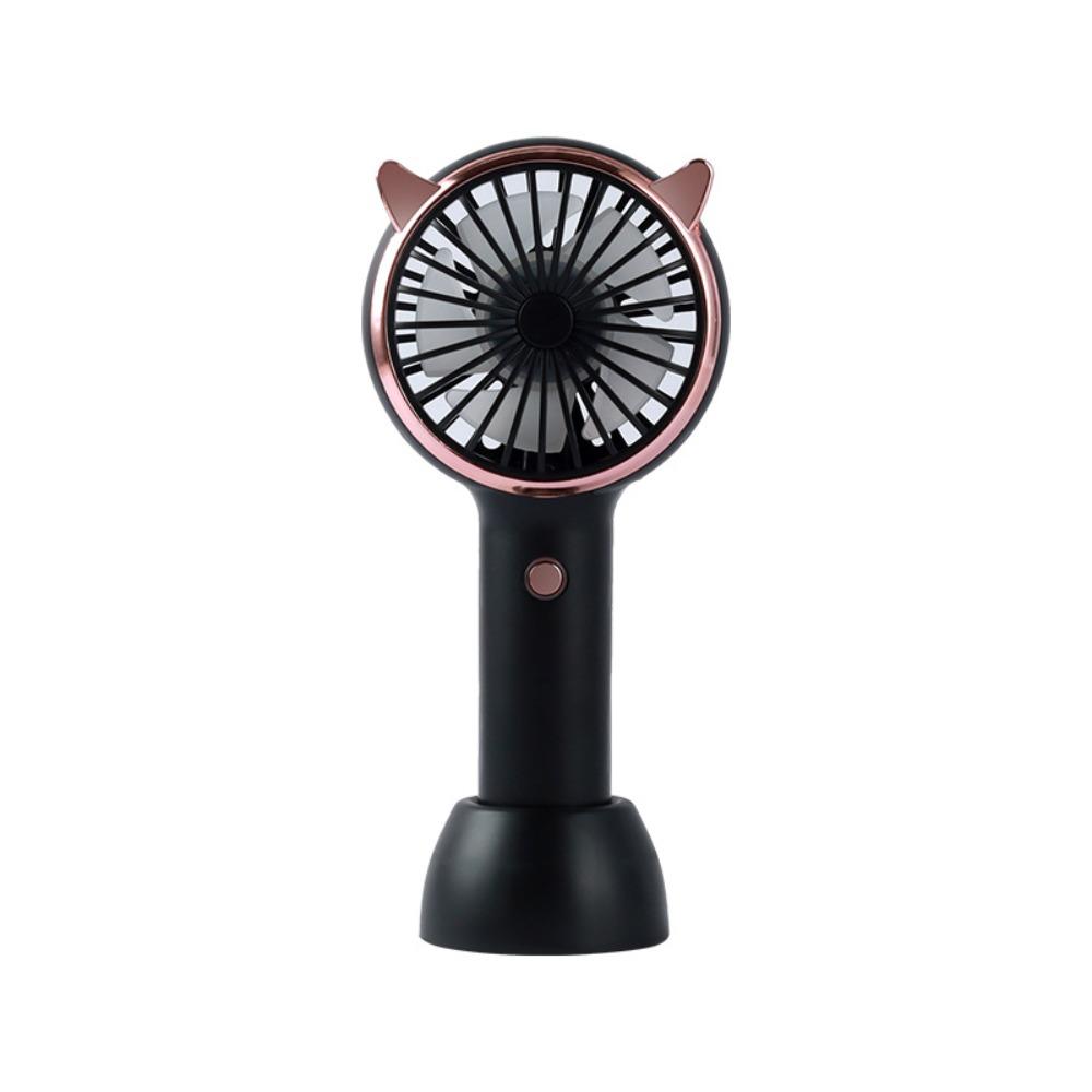 

LED Lamp Cat Ear Portable Fan Handheld Cooling Fan Creative Small Electric Fan Household Dormitory