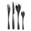 Kaya 304 Stainless Steel Tableware Set Steak Knife Creative Hotel Household Knife and Fork Spoon Black YSH-31-4PS