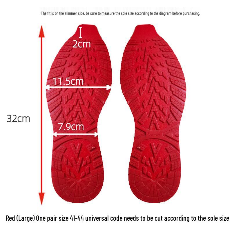 Basketball Shoe Sole Repair: Anti-Slip Wear-Resistant Rubber Patch with Silent Leather Finish