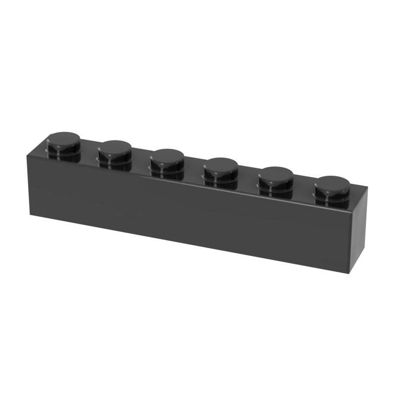 [FunBrick] 10/30/50PCS DIY Bulk Building Blocks 1x6 Dots 40pcs Thick bricks Educational Creative Part classic sets Com