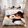 Gizmo'S Whimsical Adventure Print 3Pcs Bedding Setduvet Cover With 2 Bedropillowcase Home Birthday Gift