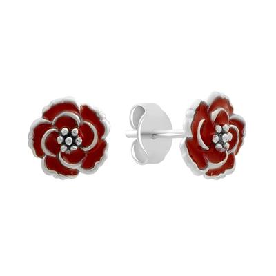 Silver Earrings with Enamel (60002269)