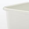 MUJI Large Enamel Storage Container selectable MDP13A3S (with lid)