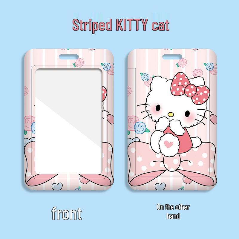 Sanrio Cartoon Student ID Card Holder - Cute Campus, Work, Bus, Subway, Meal Card Case