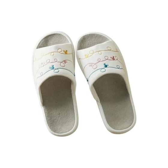 [Belle Maison] Disney Slippers, Indoor Comfort, Washable, Indoor Shoes, Mickey Motif, Indoor Shoes