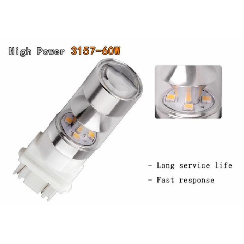 For Cadillac STS 2005-2011 2x 3157 LED Backup Reverse Light Bulbs 6000K White