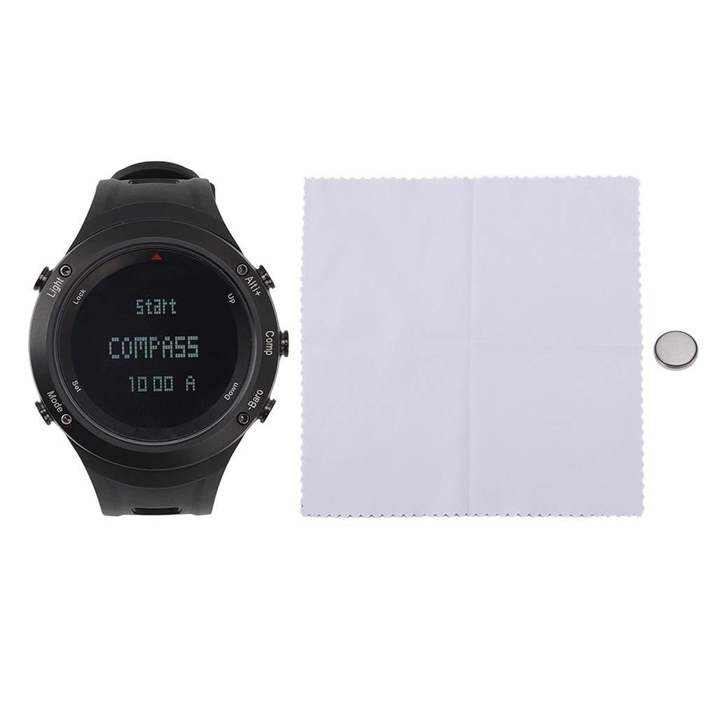 Waterproof Sports Watch Barometric Pressure Change Backlight Battery Powered Multifunction Digital Sports Watch for