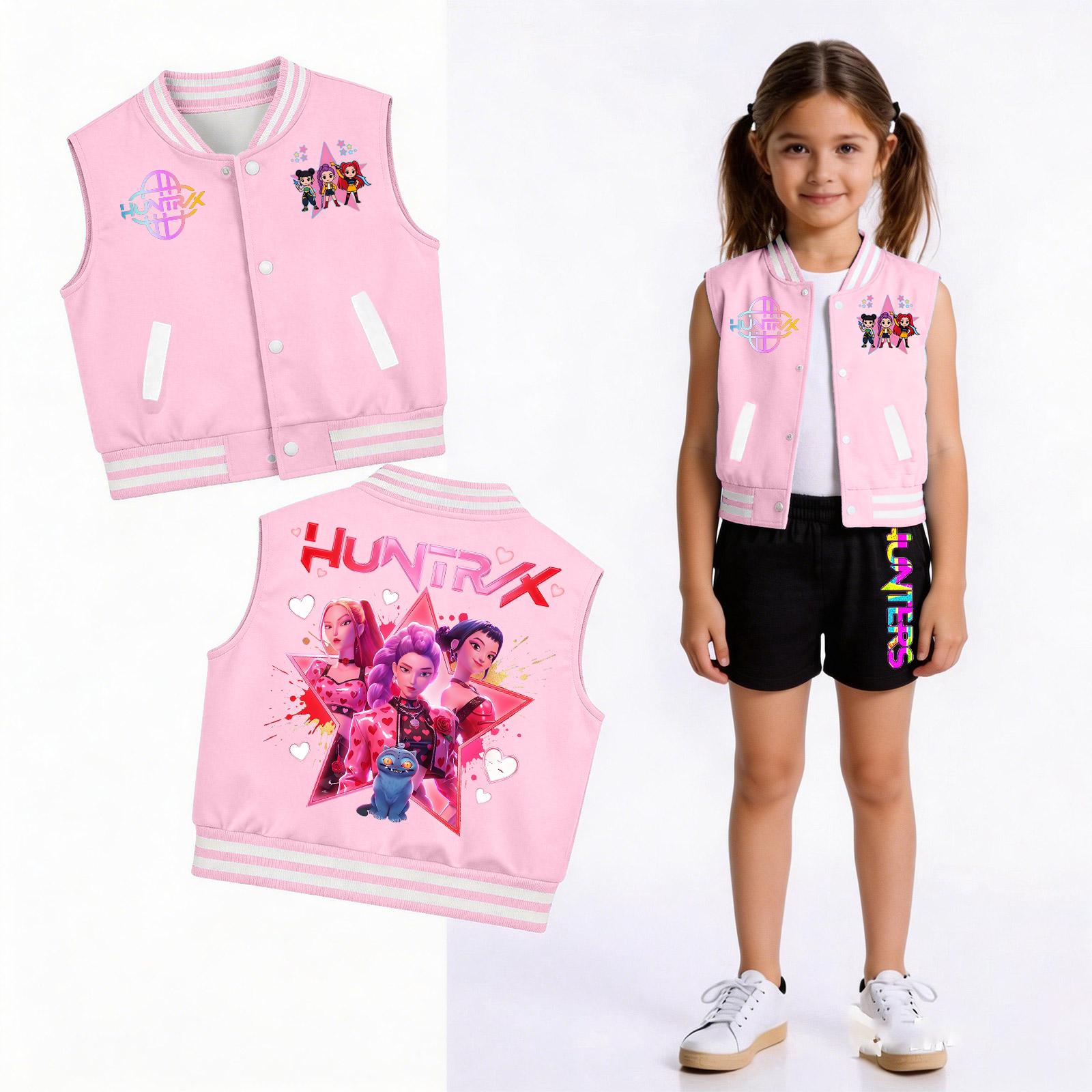 

Children s Fashionable Casual Sleeveless Vest Printed Set 160