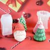 Christmas Silicone Mold for DIY Candle Making - Santa Claus, Tree, Snowman