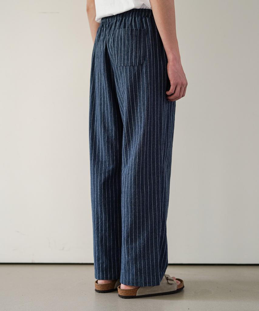 JEMUT Summer Striped Wide Pants Blue Mmlp2628