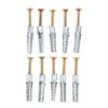 100Set 6/8Mm Wall Anchors And Screws Set Metal Expansion Plug And Self Tapping Screws Kit For Concrete Drywall Mounting