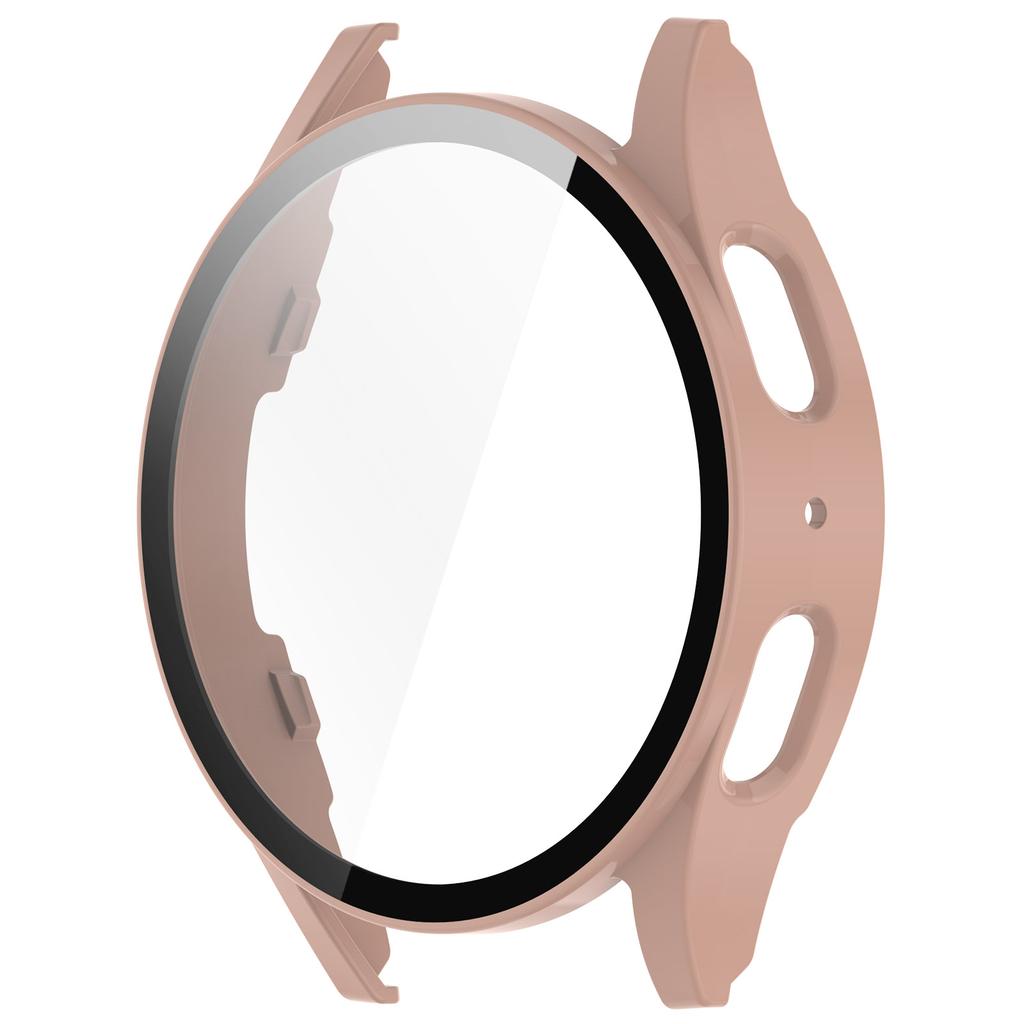 2v1 PC Plně Ochranné Pouzdro Pro Samsung Galaxy Watch7 44mm 40mm Skleněná Ochranná Fólie Kryt Tvrdý Skořepinový Nárazník Rám Pouzdro+Fólie