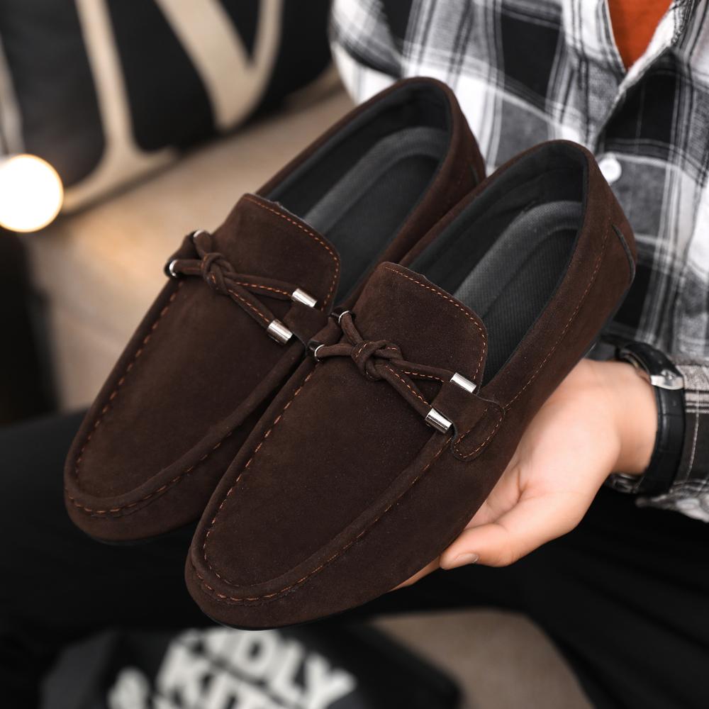 Fashion Men Loafers Soft High Quality Spring Autumn Shoes Men Casual Shoes Warm Slip On Flats Driving Shoes Large Size Chaussure Hommes