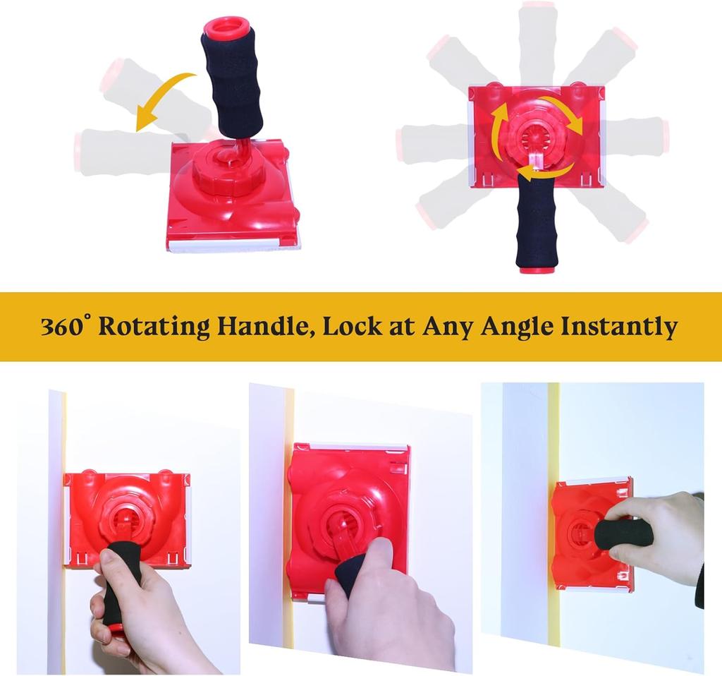 Professional Latex Paint Edger Brushes Multifunctional Corner Walls & Ceilings Pad Painting Brush Color Separator Trimmer Tools