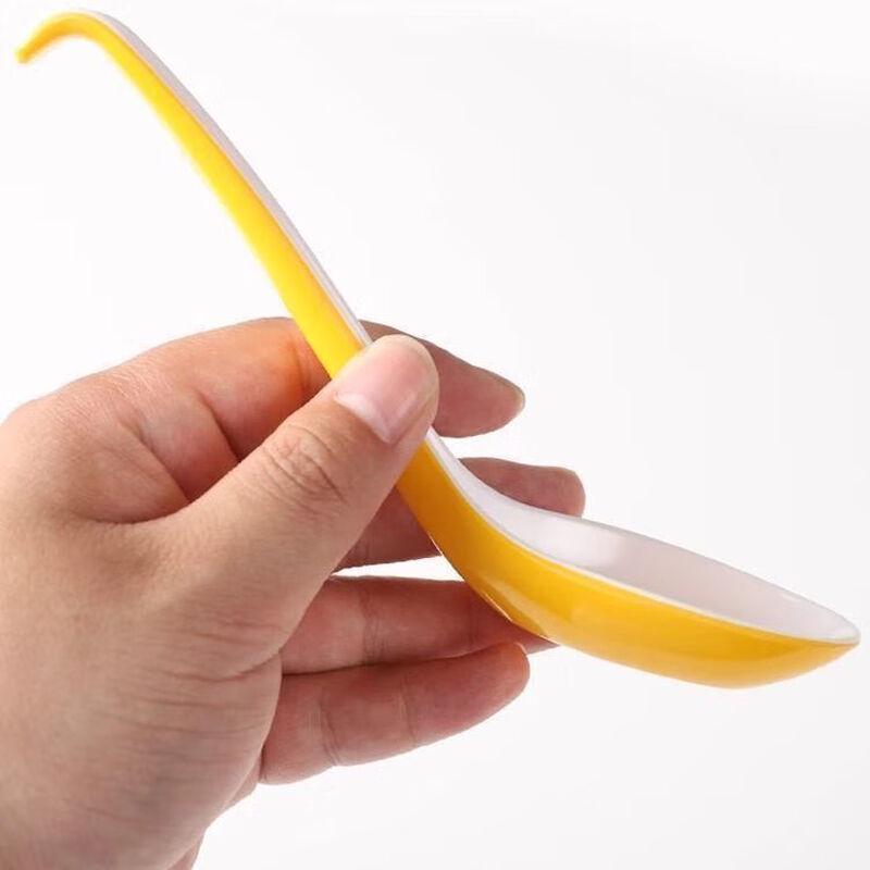 Jijun Tvåfärgad Melaminplast Soppsked