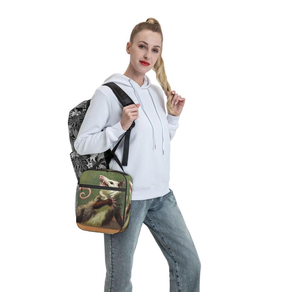 Amateur Opossum Actress Insulated Lunch Bag for Kids School Cooler Thermal Food Box Tote Leakproof Lunch Boxes Container