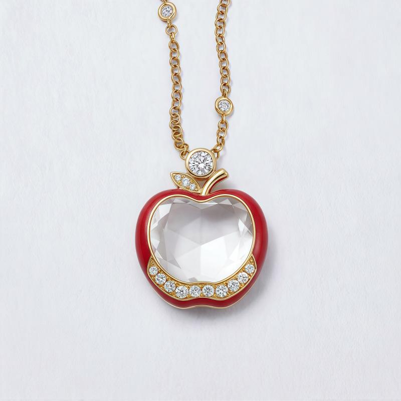 

Hongping Glass Opening And Closing Pendant Wants To Come To You With Simple Diy Versatile Collarbone Chain Accessories.