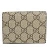 Used GUCCI Bifold Wallet 658610 GG Marmont GG Supreme Canvas/leather Dusting Pink beige By color