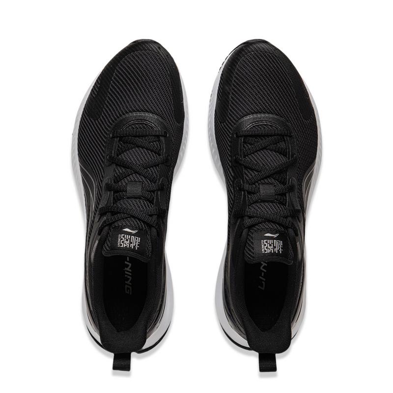 New LiNing Cushioning Anti-Slip And Wear-Resistant Low-Top Casual Running Shoes Men's Black ARHV021-2
