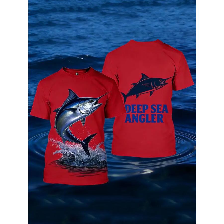 Summer Hunting Fishing 3D Print T-Shirts Men Women Casual Short Sleeve T Shirt Harajuku Y2K Top Streetwear Tees Men's Clothing