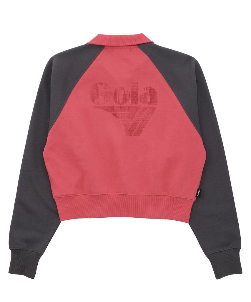 Gola W Raglan Color Block Sweatshirts [Pink]