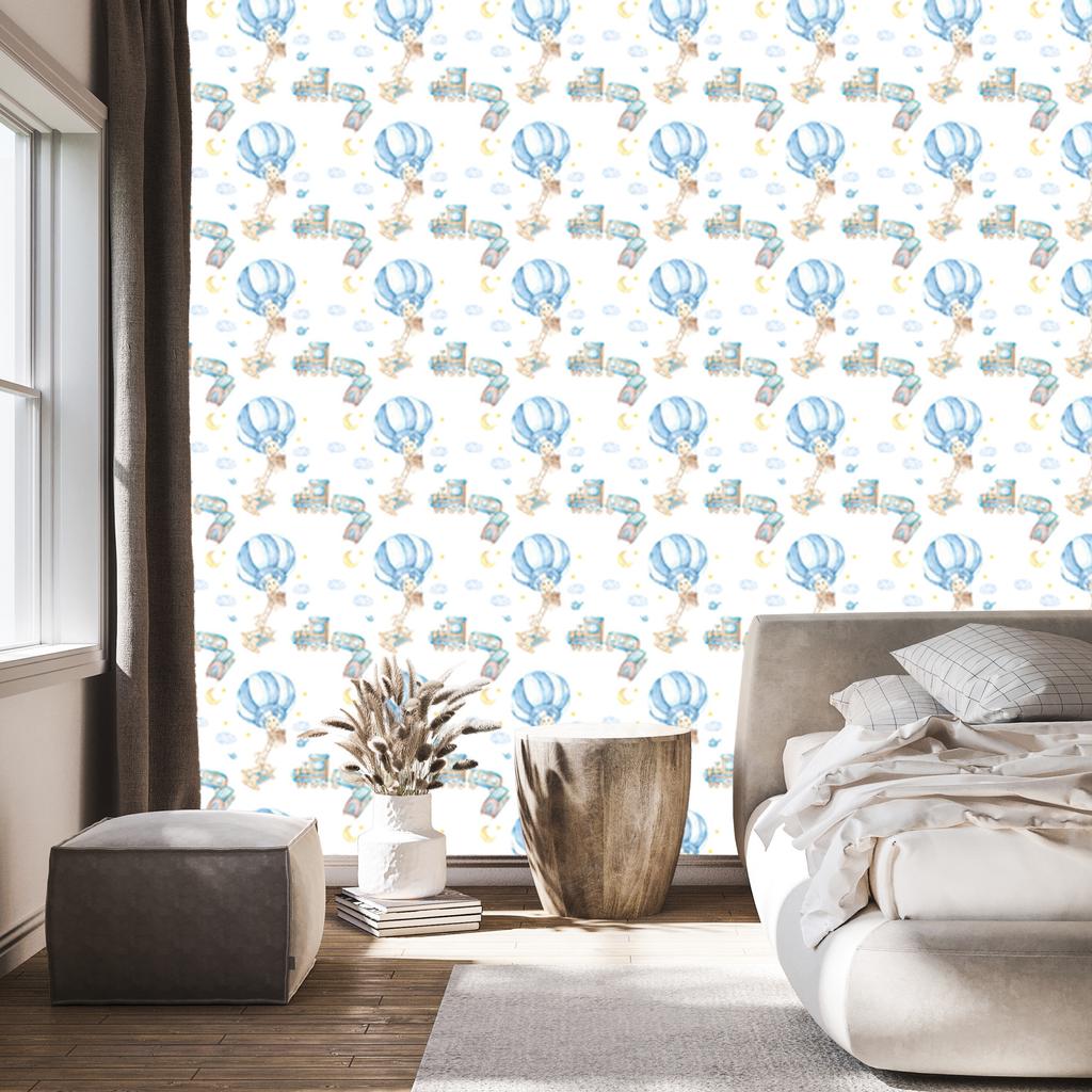 Balloons wallpaper for living room and bedroom 50x1000