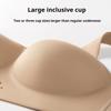 Large Size Thin Tube Top Underwear Smooth Yoga Simple Wide Shoulder Strap Breathable Integrated Bra