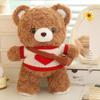 Adorable Zai Zai Bear Plush Toy - Cute Cartoon Teddy with Bib, Perfect Gift!