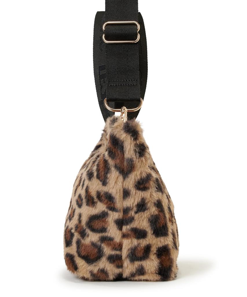 FUR Fluffy Fur E/W TOTE/3029/Leopard