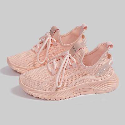 Summer New Flying Woven Shoes Women's Shoes Breathable Mesh Shoes Sports Style Casual Shoes Popular Running Shoes