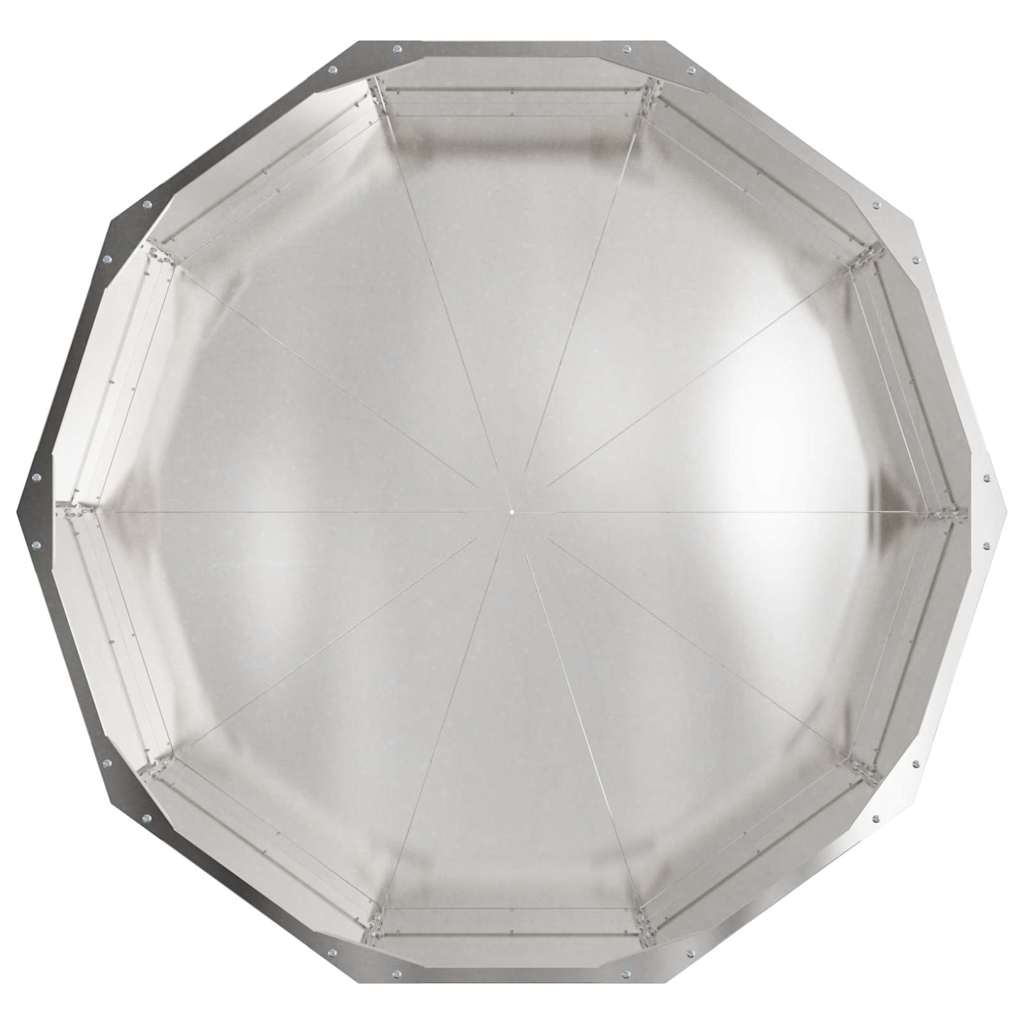 Plant Pot Silver 90 x 90 x 35 cm Stainless Steel