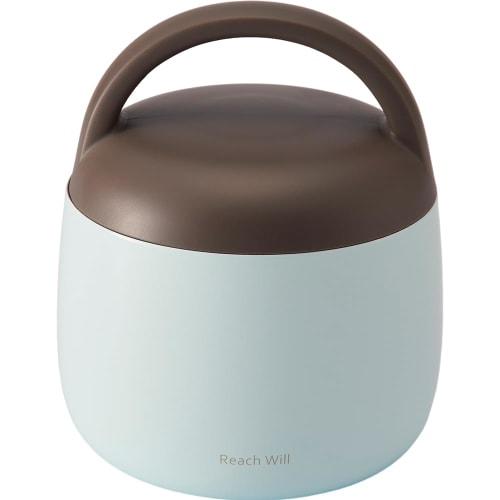 Reach Will Thermos RME-50SBL, Water Bottle/Mug, 500ml Capacity, Insulates Hot and Cold Water, Lightweight Design, Compact Size with Handle for Easy Ca