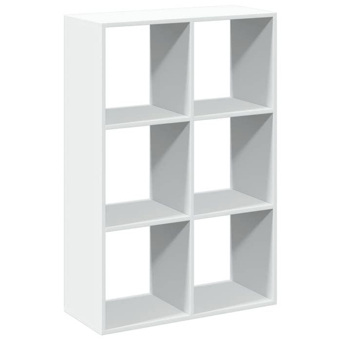 VidaXL Room Divider Shelf White 69.5x29x103.5 Cm, Shelf, Bookcase, Storage Shelf, Bookcase, 858012