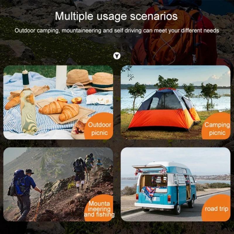 Stainless Steel Coffee Camping Mug with Lid Portable Heat Resistant Mug for Outdoor Picnic Camping Fishing